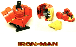 Illustration for article titled Iron Man bust replicated in Lego is not Plastic Man